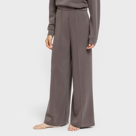 Pantalón largo pinzas estilo modal mujer pantalones-comodos-mujer