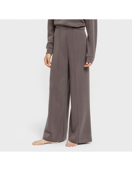 Pantalón largo pinzas estilo modal mujer pantalones-comodos-mujer