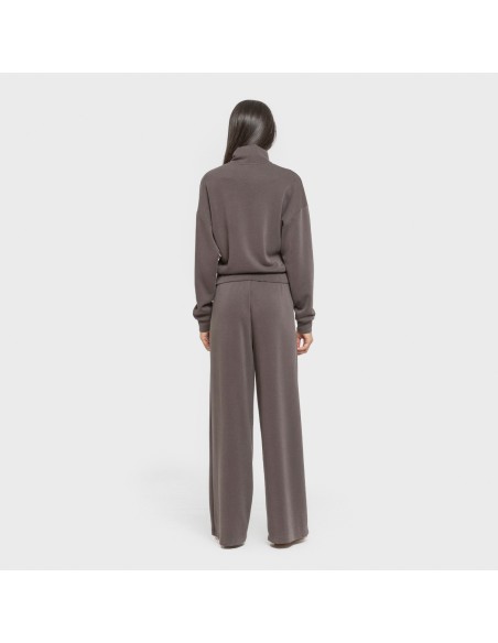 Pantalón largo pinzas estilo modal mujer pantalones-comodos-mujer