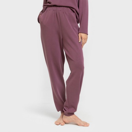 Pantalón jogger estilo modal mujer pantalones-comodos-mujer