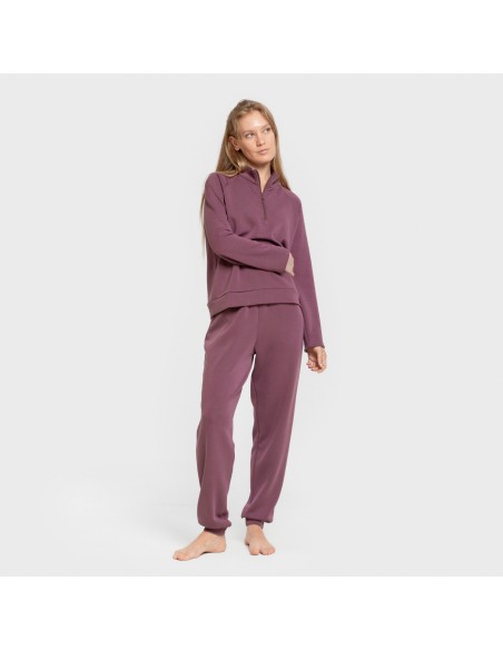 Pantalón jogger estilo modal mujer pantalones-comodos-mujer