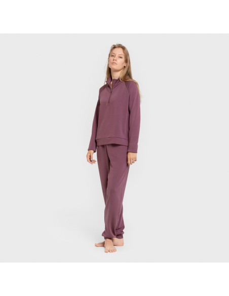 Pantalón jogger estilo modal mujer pantalones-comodos-mujer