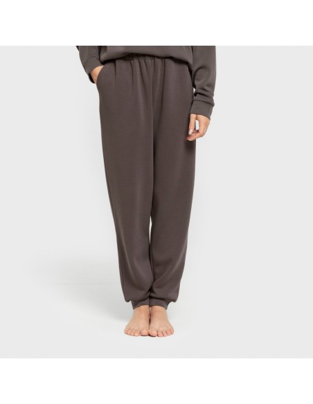 Pantalón jogger estilo modal mujer pantalones-comodos-mujer
