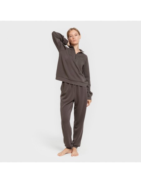 Pantalón jogger estilo modal mujer pantalones-comodos-mujer