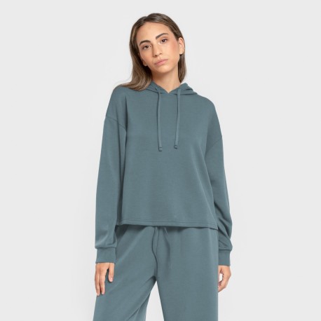 Sudadera capucha estilo modal mujer sudaderas-mujer