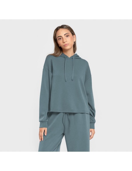 Sudadera capucha estilo modal mujer sudaderas-mujer