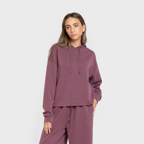 Sudadera capucha estilo modal mujer sudaderas-mujer