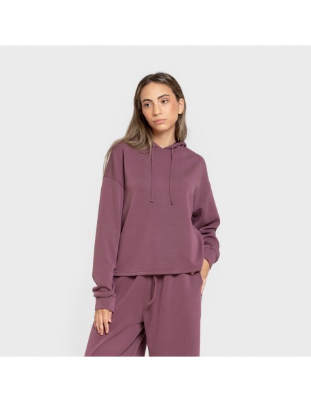 Sudadera capucha estilo modal mujer sudaderas-mujer