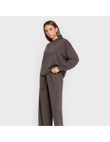 Sudadera capucha estilo modal mujer sudaderas-mujer