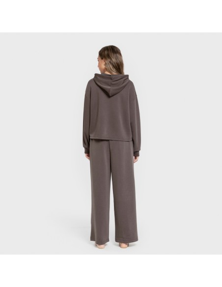 Sudadera capucha estilo modal mujer sudaderas-mujer