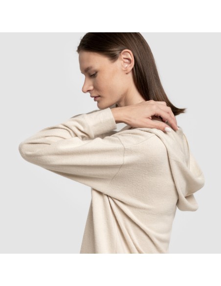 Sudadera capucha new punto extra suave mujer sudaderas-mujer