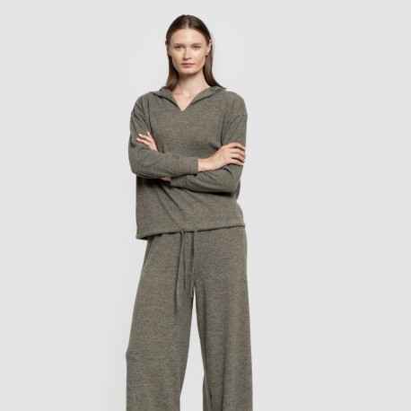 Sudadera capucha new punto extra suave mujer sudaderas-mujer