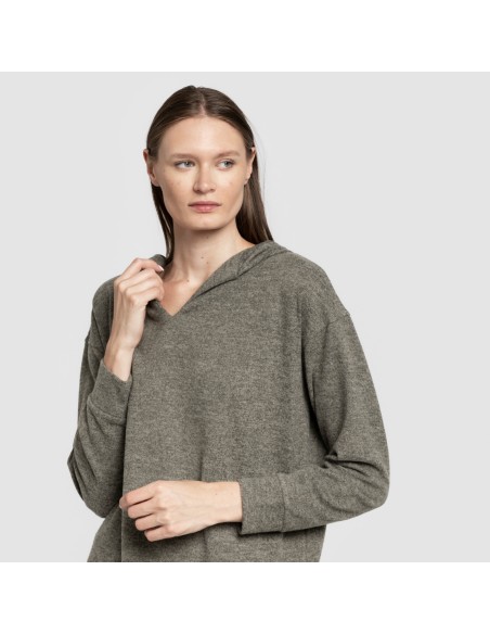 Sudadera capucha new punto extra suave mujer sudaderas-mujer