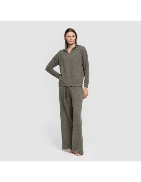 Sudadera capucha new punto extra suave mujer sudaderas-mujer