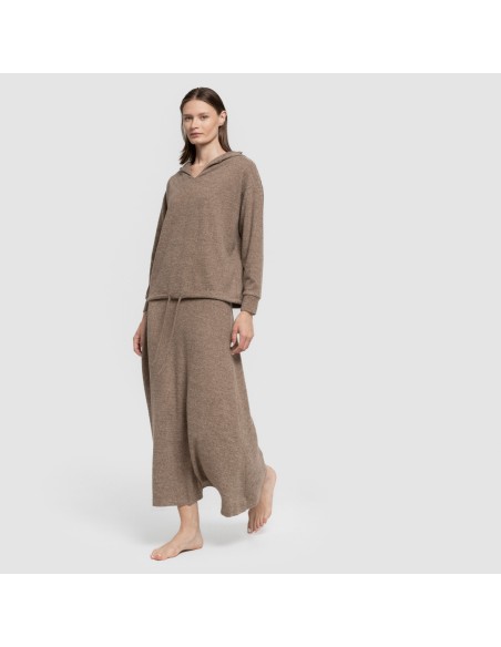 Falda midi evase new punto extra suave faldas
