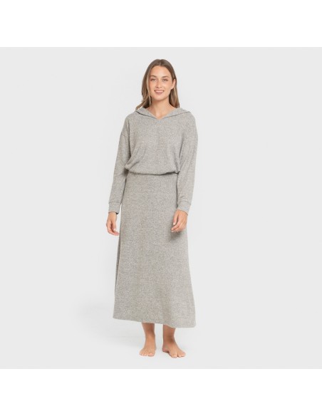 Falda midi evase new punto extra suave faldas