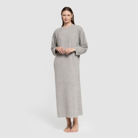Vestido midi manga larga new punto extra suave vestidos-y-blusones-mujer