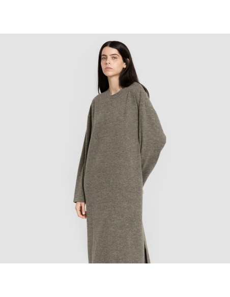 Vestido midi manga larga new punto extra suave vestidos-y-blusones-mujer