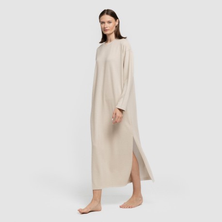 Vestido midi manga larga new punto extra suave vestidos-y-blusones-mujer