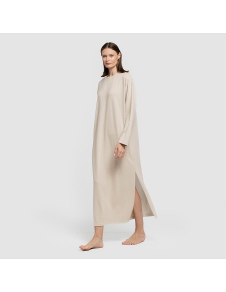 Vestido midi manga larga new punto extra suave vestidos-y-blusones-mujer