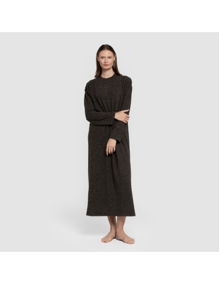 Vestido midi manga larga new punto extra suave vestidos-y-blusones-mujer