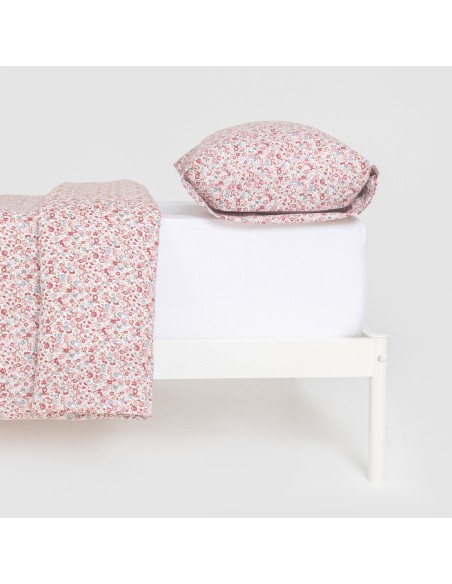 Funda nórdica algodón Alda rosa algodon-100
