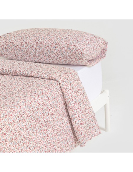Funda nórdica algodón Alda rosa algodon-100