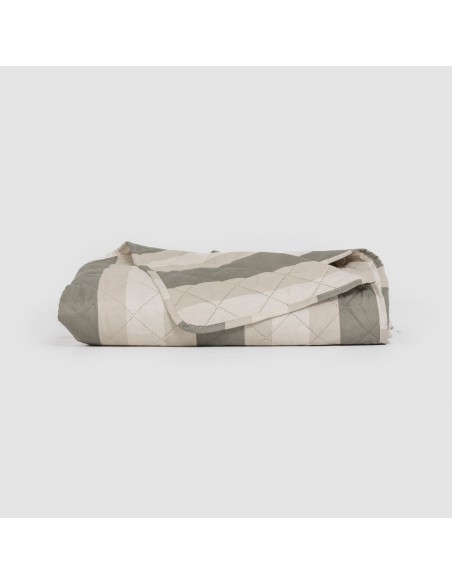 Colcha bouti Raya Calcuta verde seco colcha-bouti