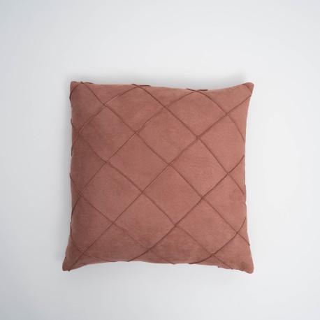 Cojín cuadrante New Rombo ante liso 50x50 - funda + relleno cojines-decorativos-lisos