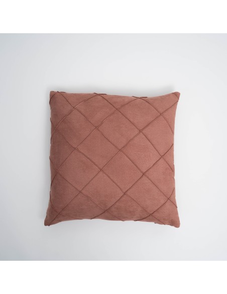 Cojín cuadrante New Rombo ante liso 50x50 - funda + relleno cojines-decorativos-lisos