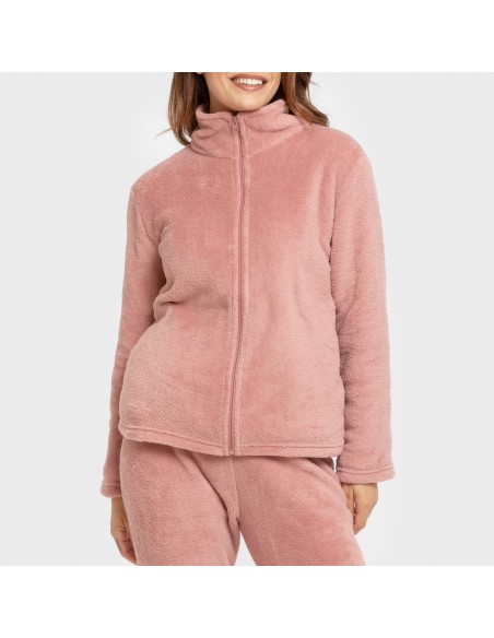 Sudadera coral mujer sudaderas-mujer