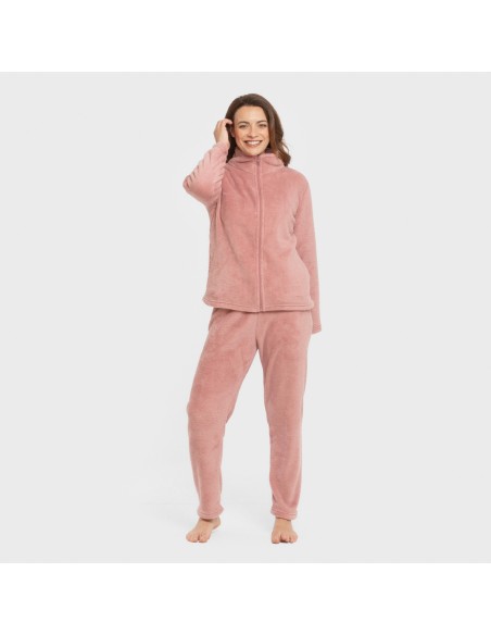 Sudadera coral mujer sudaderas-mujer