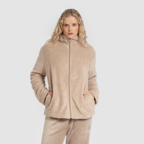 Sudadera coral mujer sudaderas-mujer