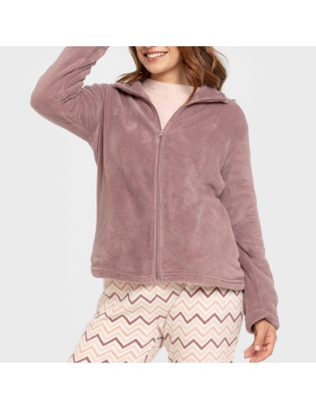 Sudadera coral mujer sudaderas-mujer