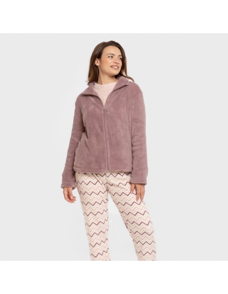 Sudadera coral mujer sudaderas-mujer