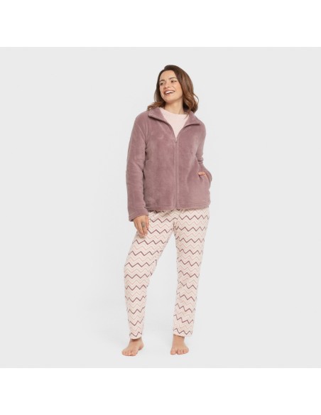 Sudadera coral mujer sudaderas-mujer