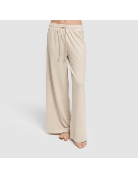 Pantalón largo ancho new punto extra suave pantalones-comodos-mujer