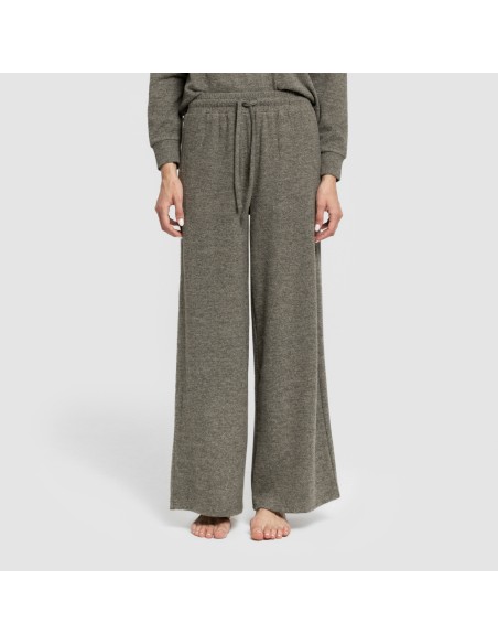 Pantalón largo ancho new punto extra suave pantalones-comodos-mujer