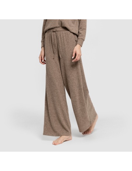 Pantalón largo ancho new punto extra suave pantalones-comodos-mujer
