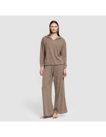 Pantalón largo ancho new punto extra suave pantalones-comodos-mujer