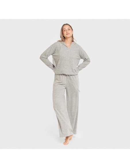 Pantalón largo ancho new punto extra suave pantalones-comodos-mujer