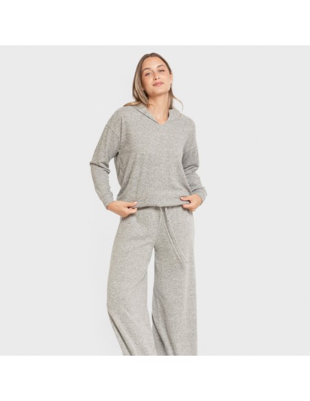 Pantalón largo ancho new punto extra suave pantalones-comodos-mujer
