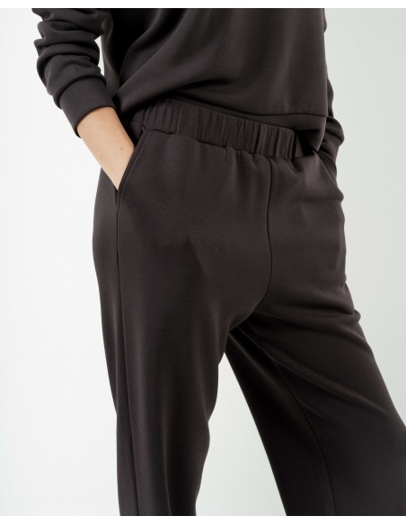 Sudadera media cremallera estilo modal mujer sudaderas-mujer