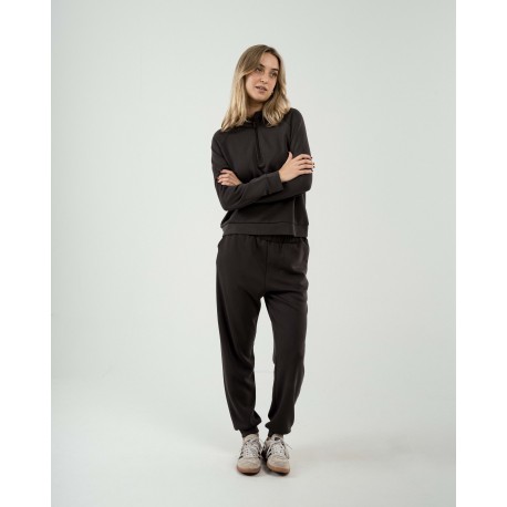 Sudadera media cremallera estilo modal mujer sudaderas-mujer