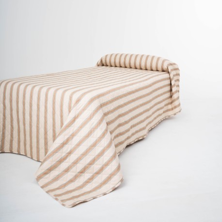 Colcha bouti Raya Sitges topo - verde seco colcha-bouti