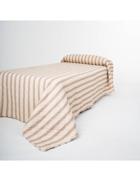 Colcha bouti Raya Sitges topo - verde seco colcha-bouti