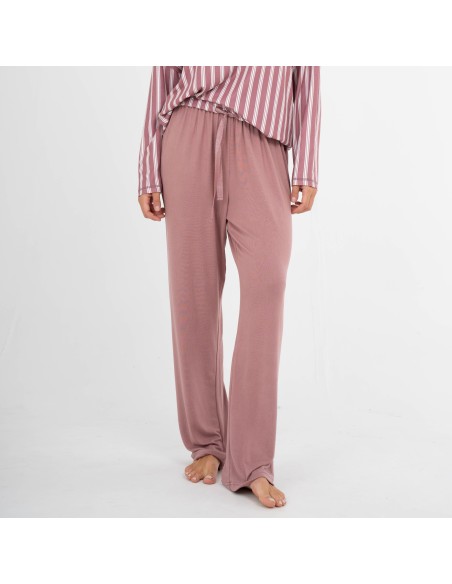 Pijama largo Secret mujer Raya Marsella rosette pijamas-largos-de-mujer