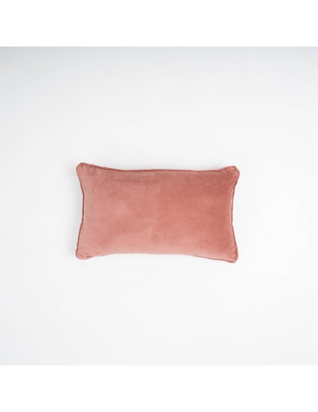 Cojín rectangular 30x50 terciopelo algodón liso - funda + relleno cojines