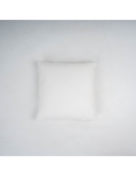 Cojín cuadrante terciopelo algodón Hungria liso 50x50 - funda + relleno cojines-decorativos