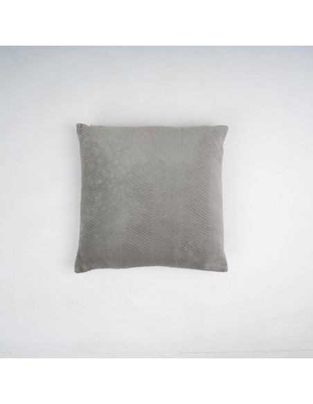Cojín cuadrante terciopelo algodón Hungria liso 50x50 - funda + relleno cojines-decorativos